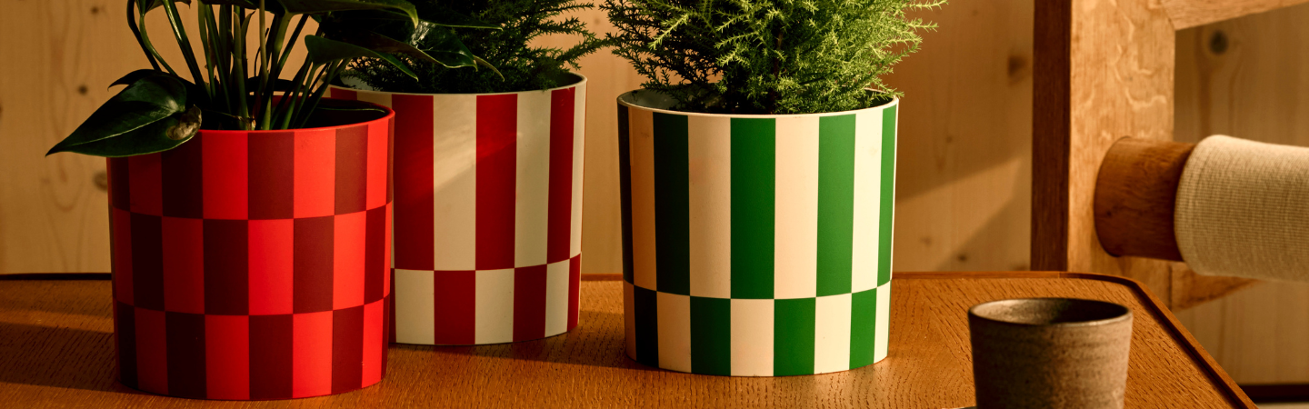 xmas blocks & stripes 15cm cranberry red